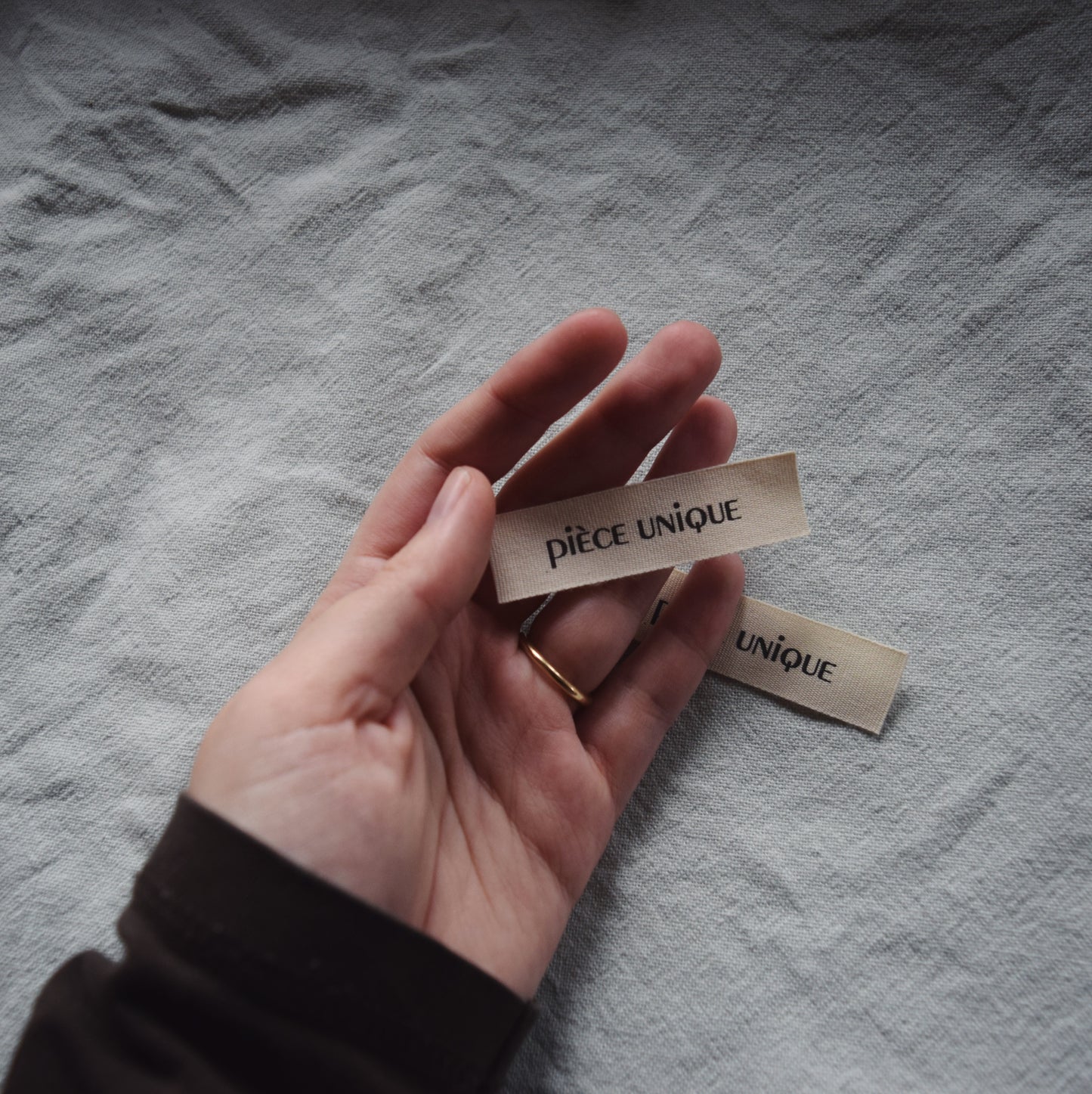 innaailabel 'pièce unique'