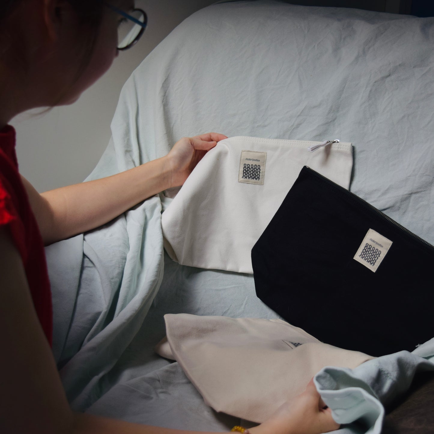Projecttasje Atelier Josefien - ritssluiting