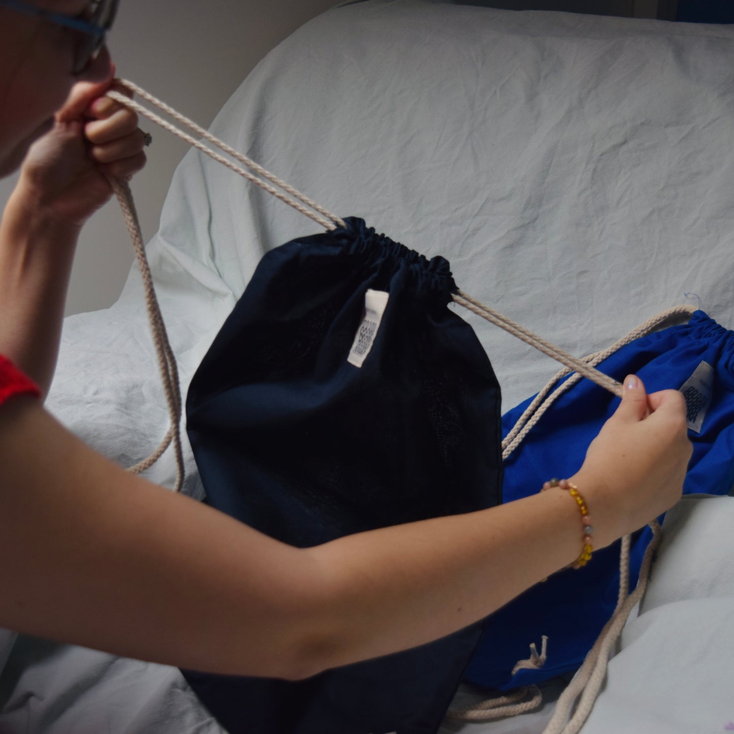 Projecttasje Atelier Josefien - koordsluiting